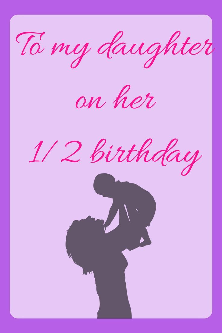 half birthday wishes for baby girl