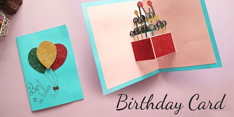 happy birthday card design handmade