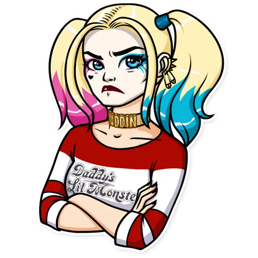 harley quinn telegram stickers