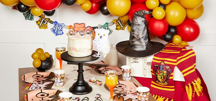 harry potter party tableware