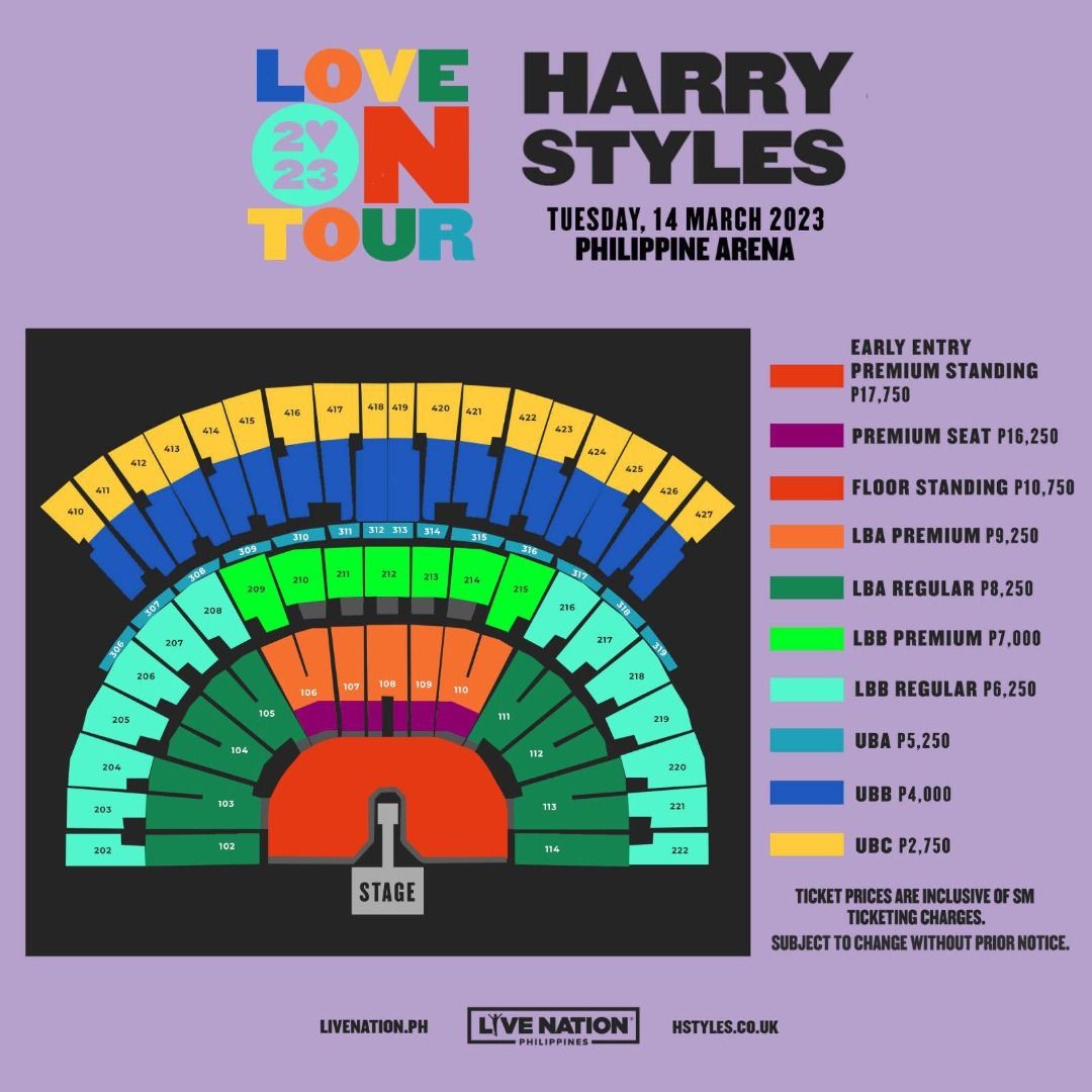 harry styles love on tour manila