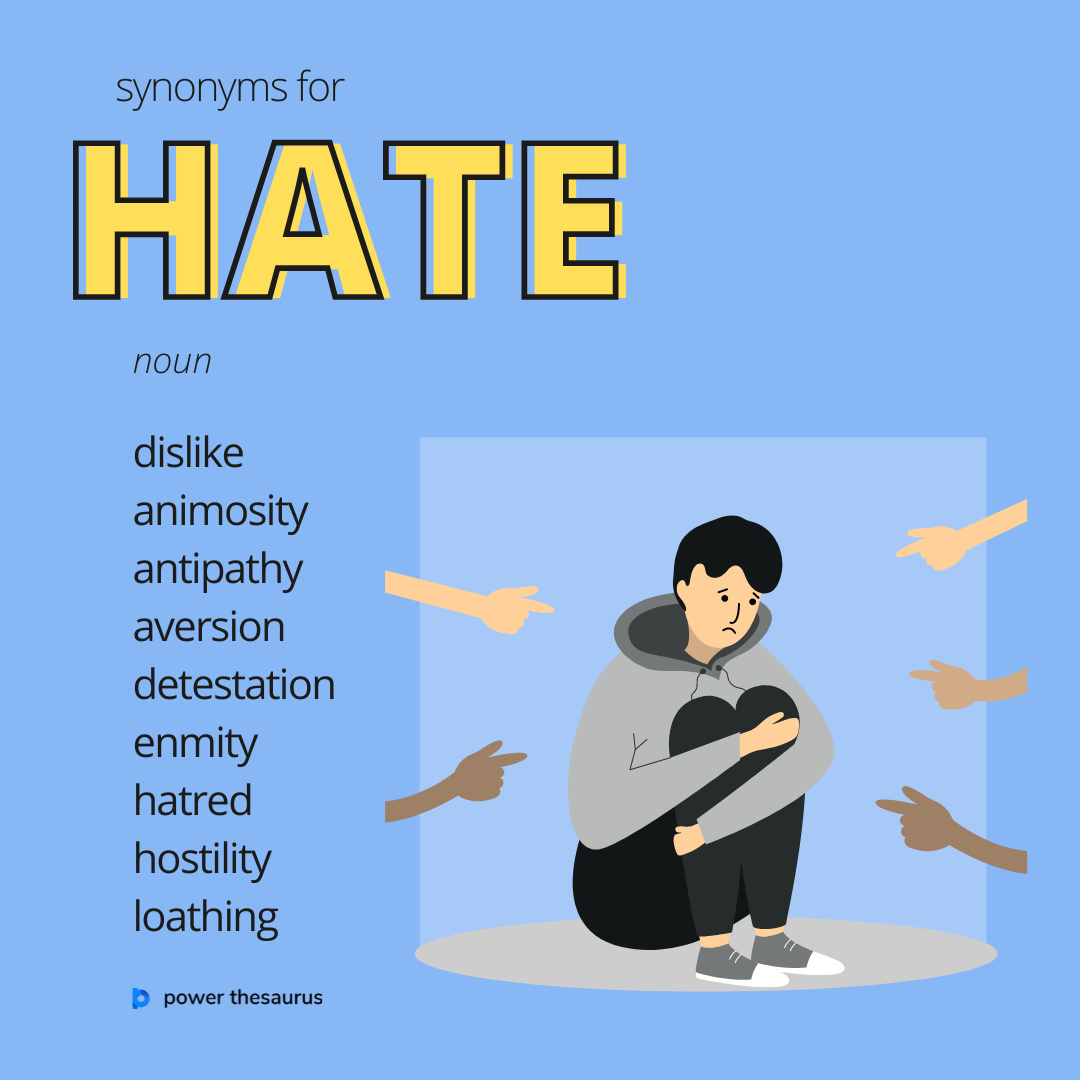 hate synonyms