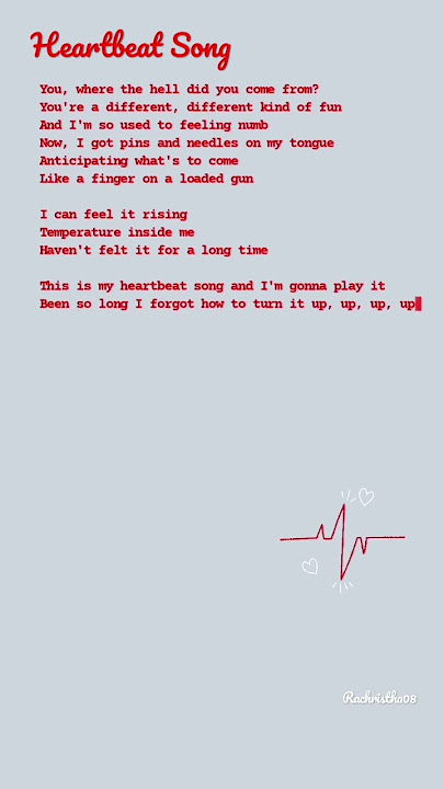 heartbeat lyrics