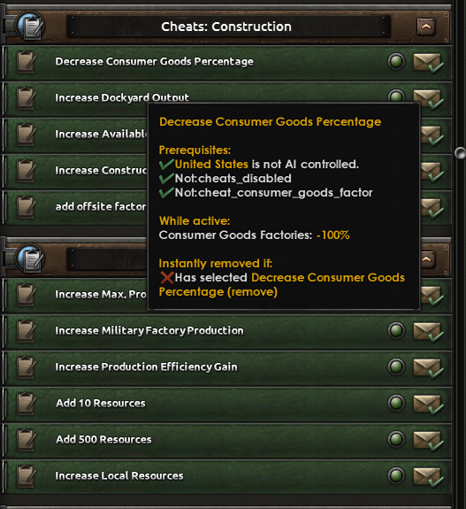 hearts of iron cheat