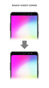 hide notch without corner round