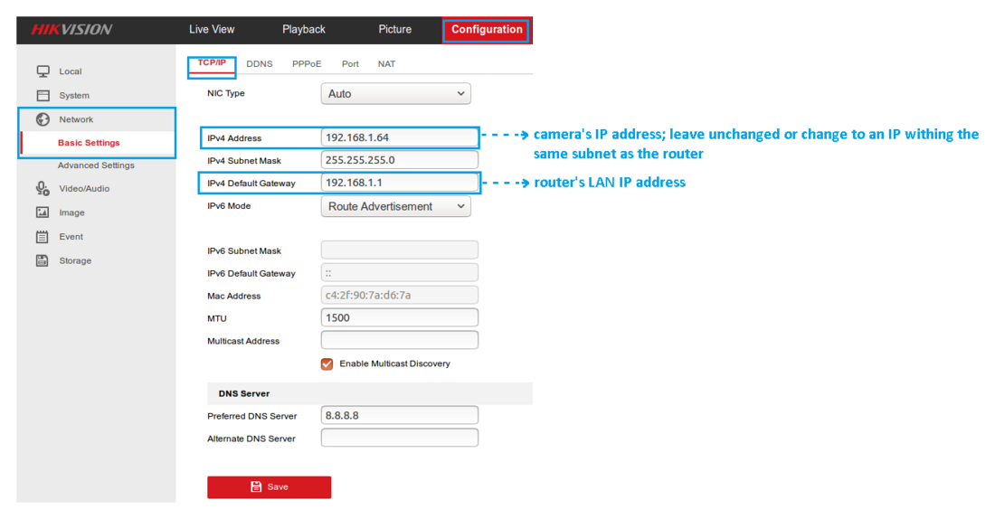 hikvision ip camera default password