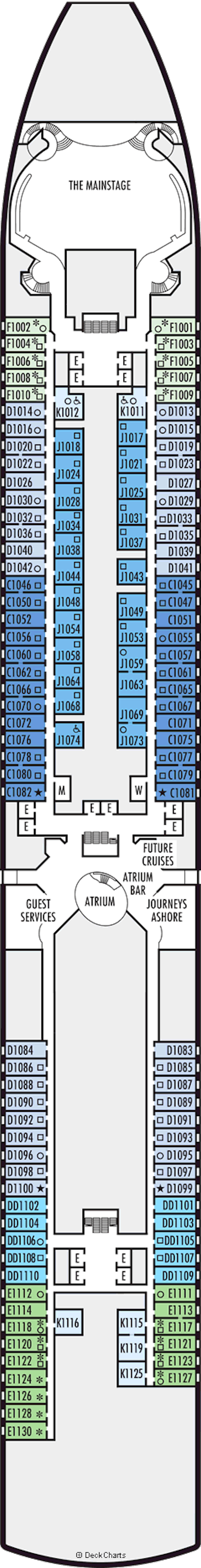 holland america deck plans