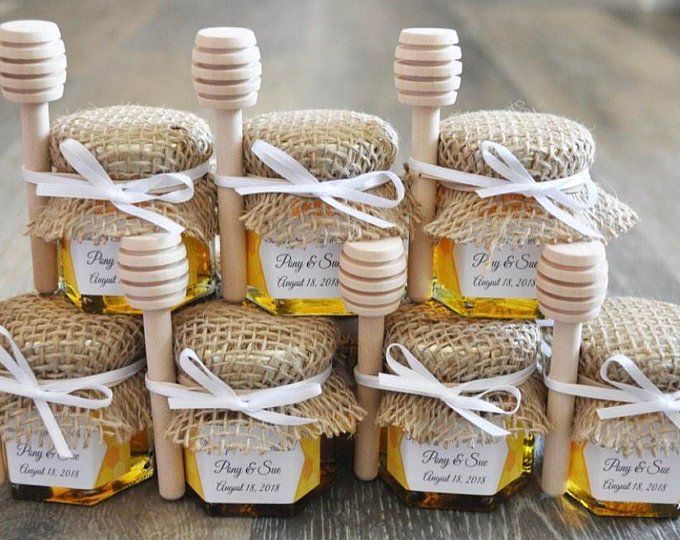 honey jar wedding favors