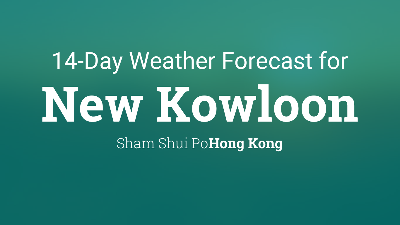 hong kong weather forecast 14 days