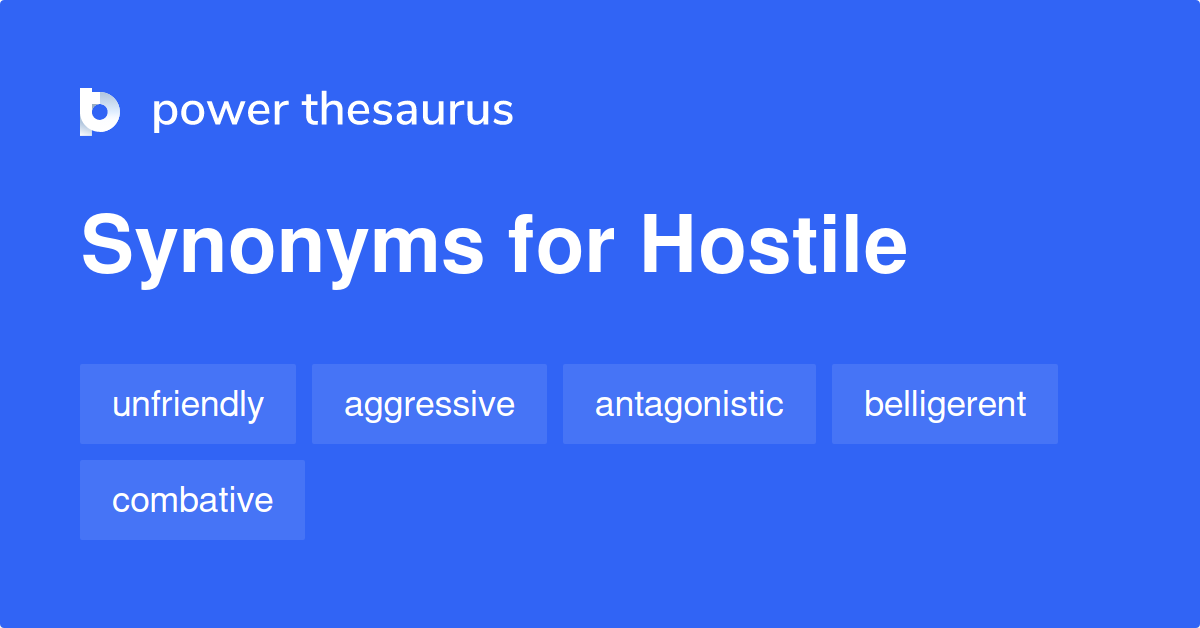 hostile antonym