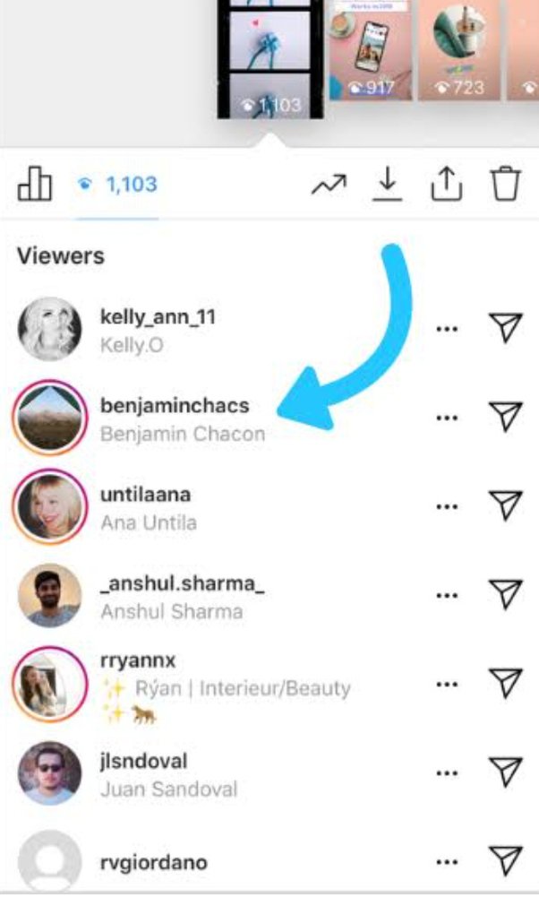 how are ig story viewers arranged