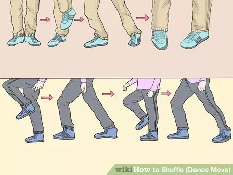 how do you shuffle dance