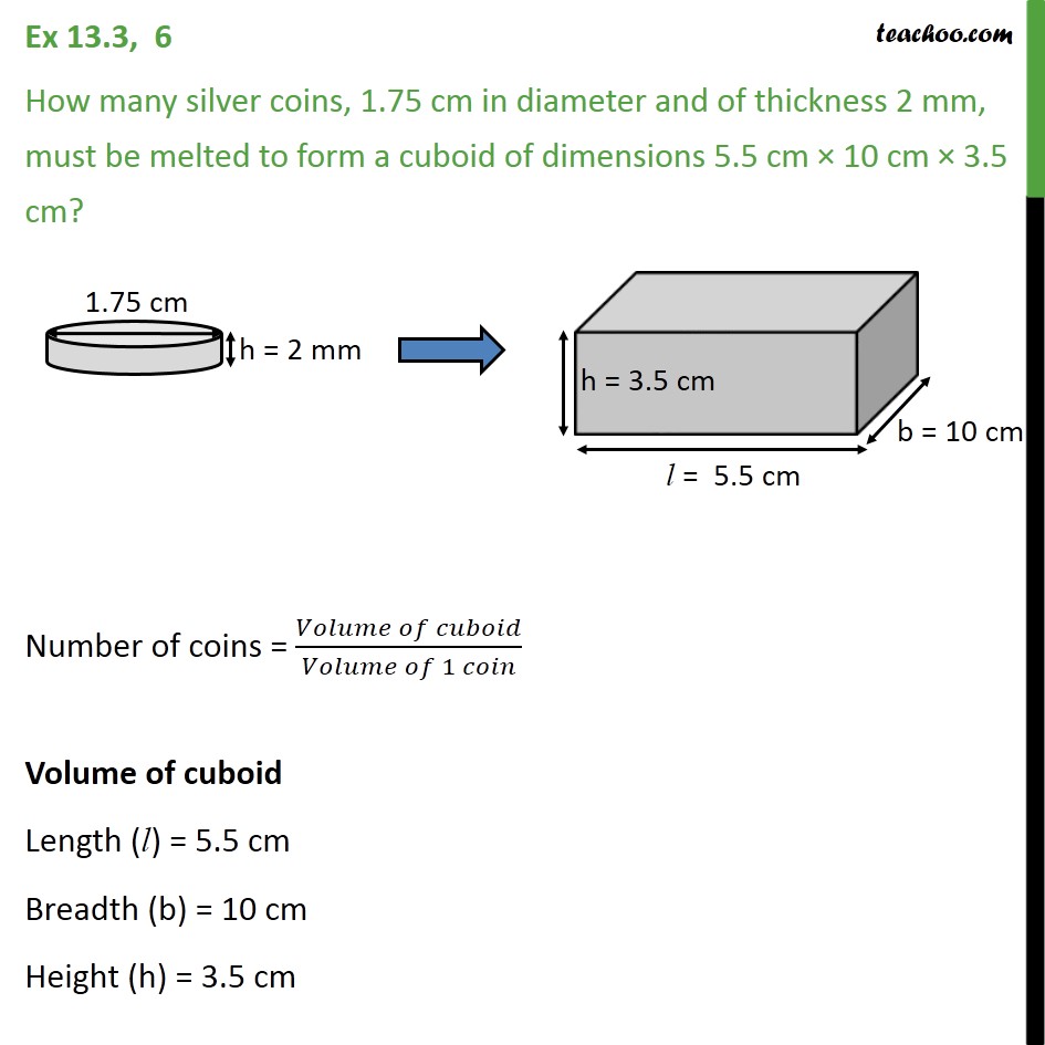 how many silver coins 1.75 cm in diameter