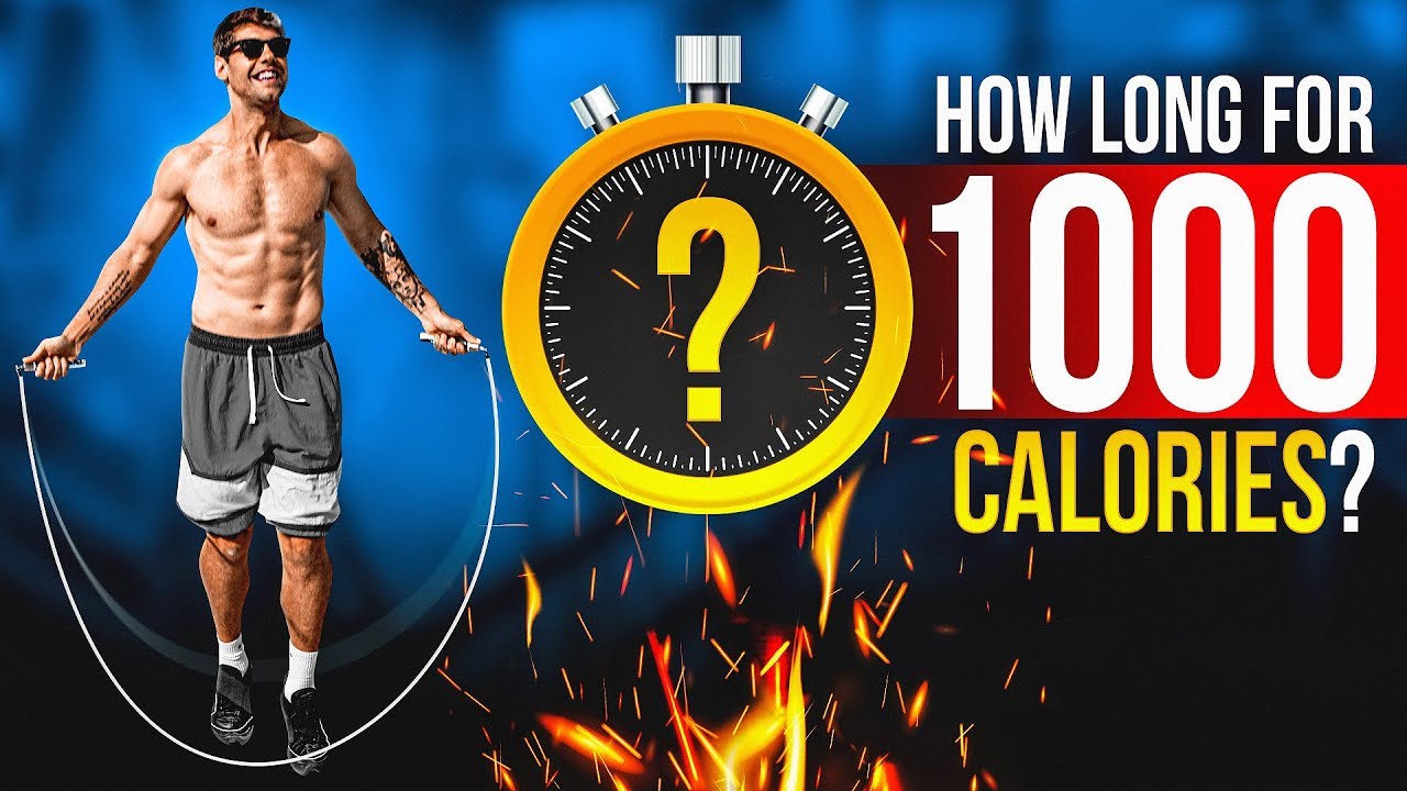 how much calories does 1000 skips burn