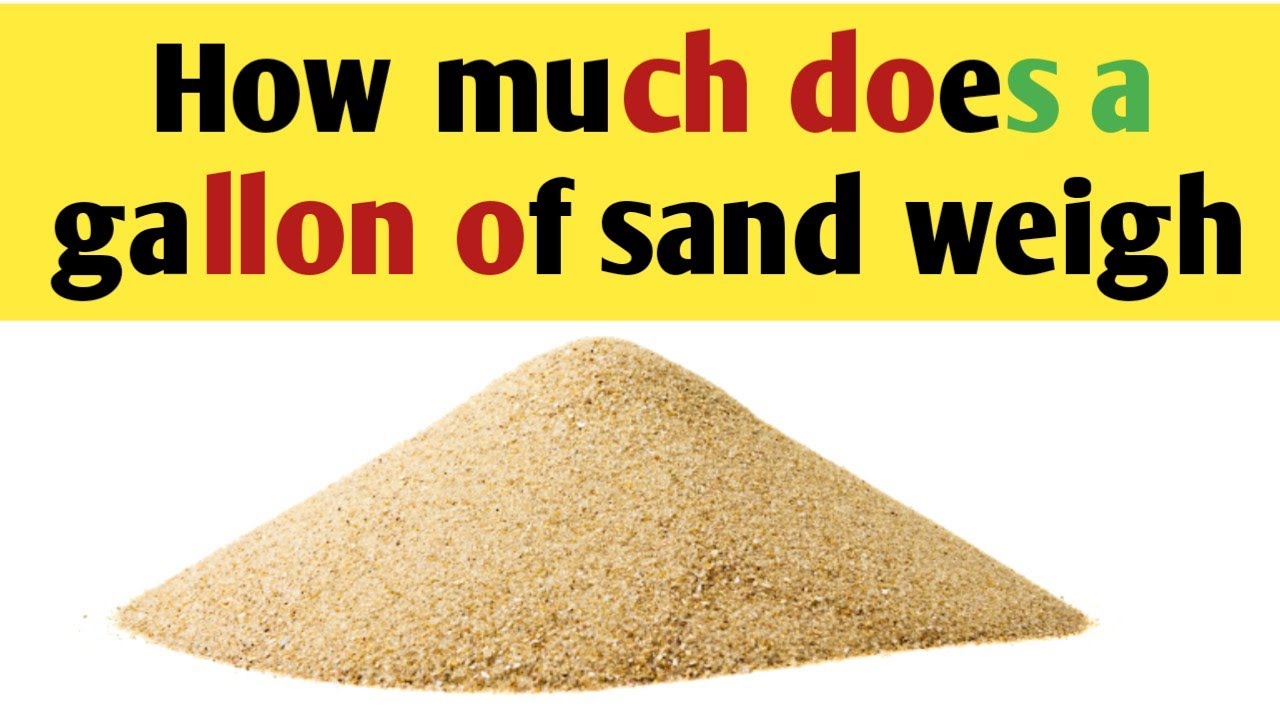 how much does 14 liters of sand weigh