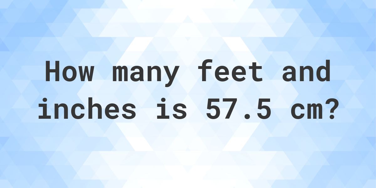 how tall is 57.5 inches in height