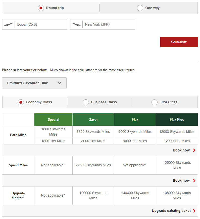 how to check skywards miles