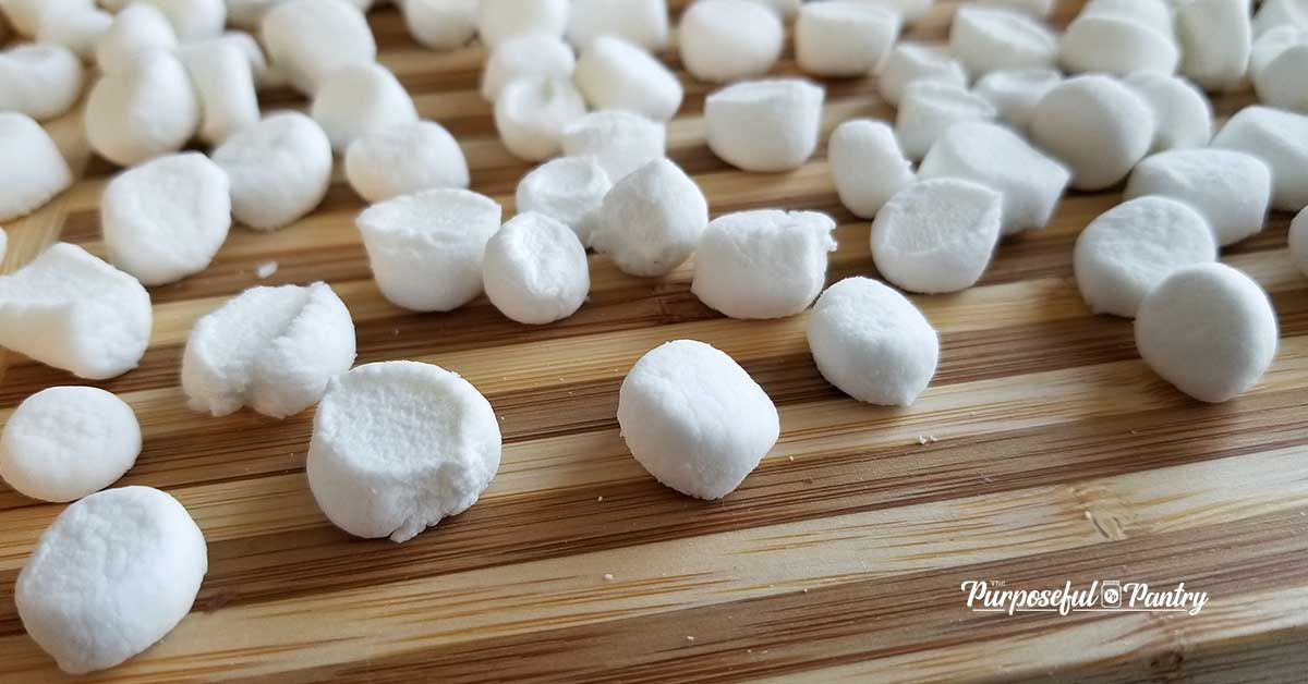 how to dehydrate marshmallows