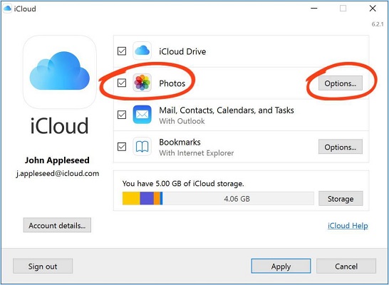 how to download photos from icloud to pc