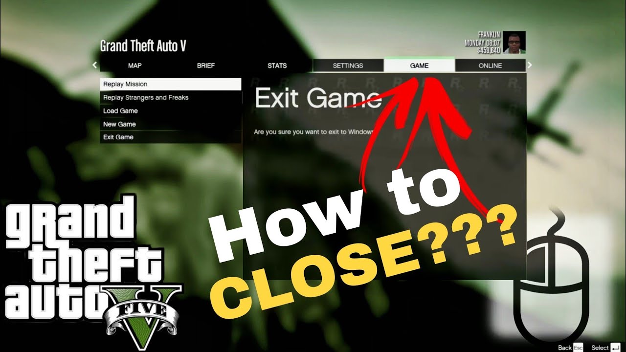 how to exit in gta 5