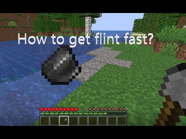 how to find flint minecraft