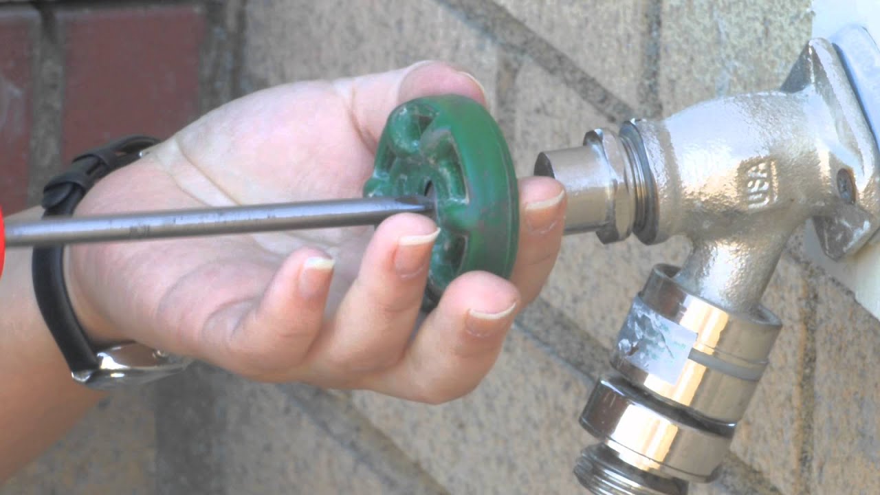 how to fix a leaking outdoor tap