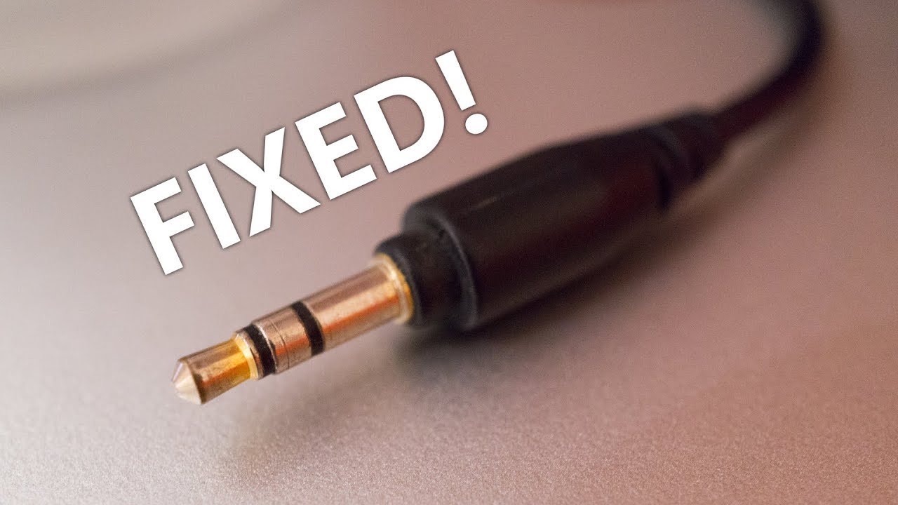 how to fix broken headphone jack