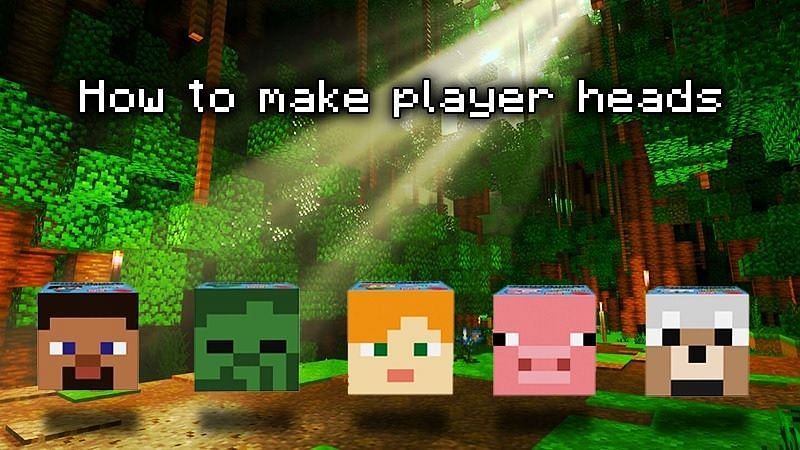 how to get player skulls in minecraft