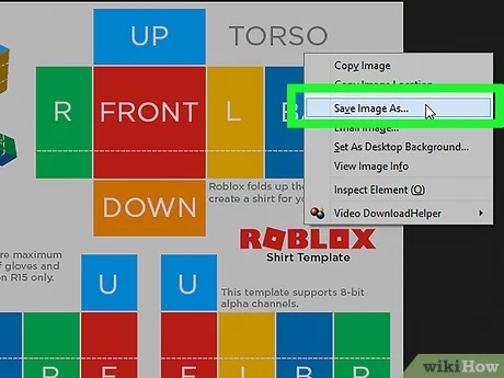 how to make a shirt on roblox