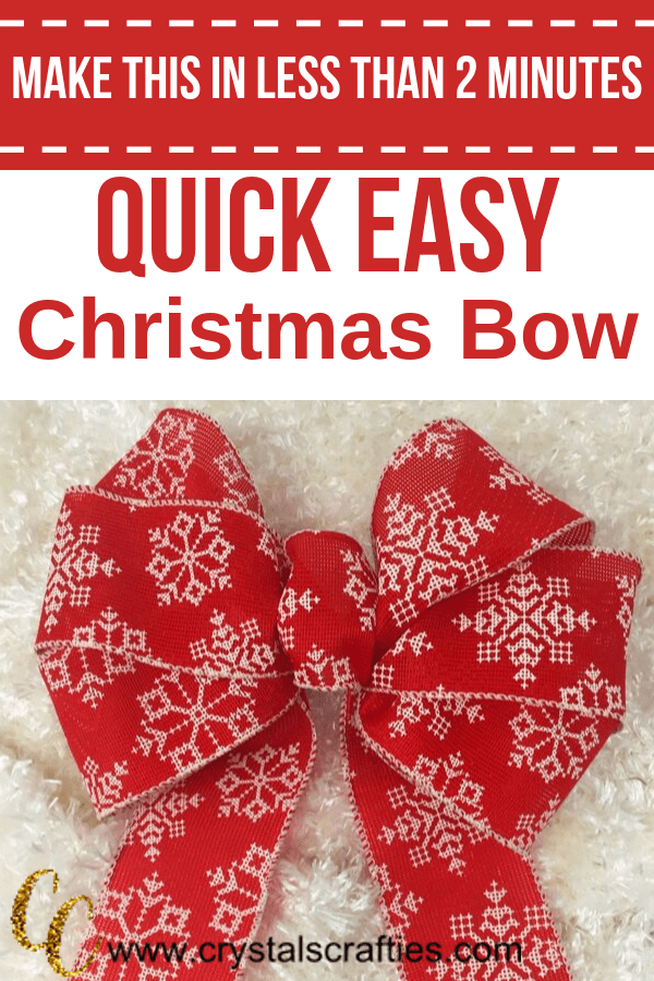 how to make bows out of ribbon for christmas