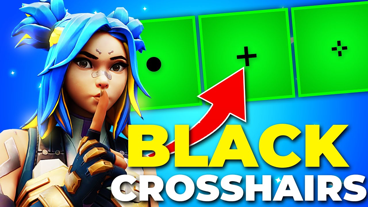 how to make crosshair black valorant