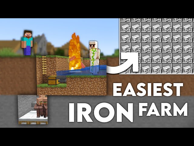 how to make iron farm in minecraft