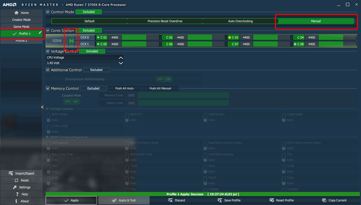 how to overclock ryzen 7 3700x