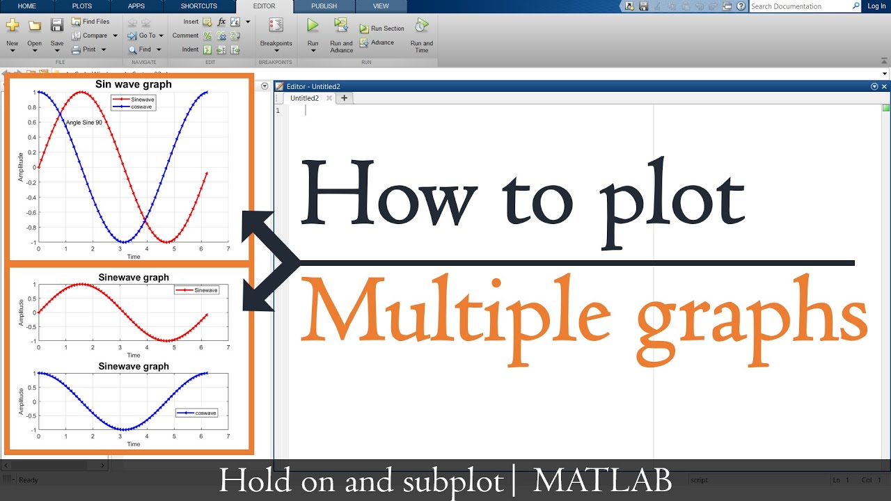 how to plot multiple graphs in matlab