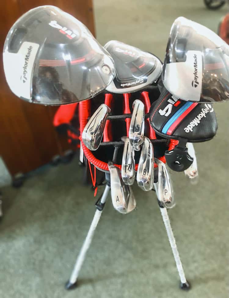 how to put clubs in a 14 way bag