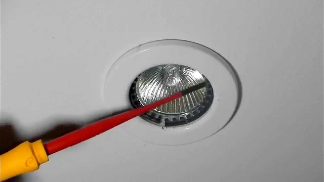 how to remove downlight spring clips