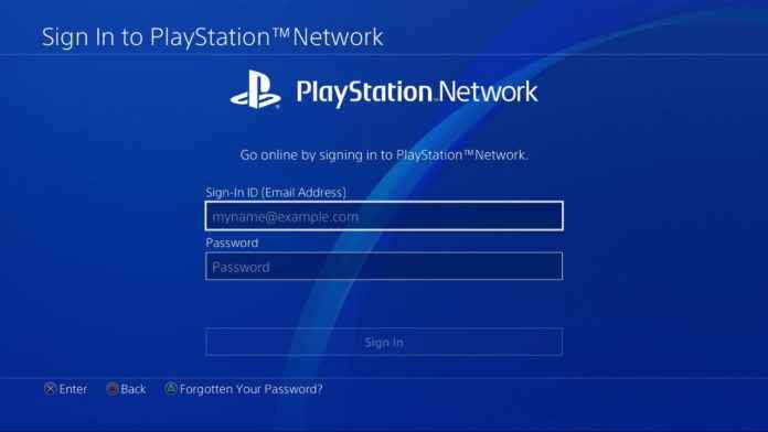 how to reset password for psn