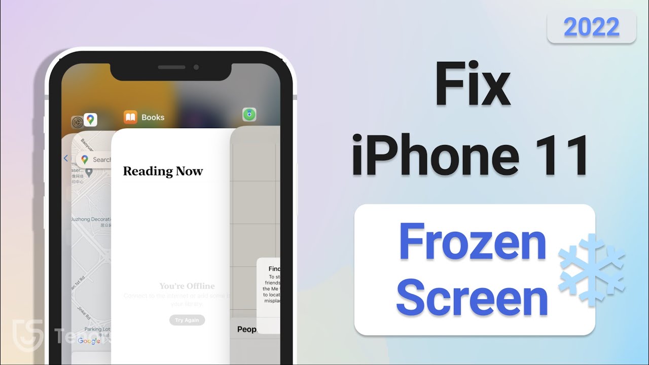 how to restart iphone 11 when frozen