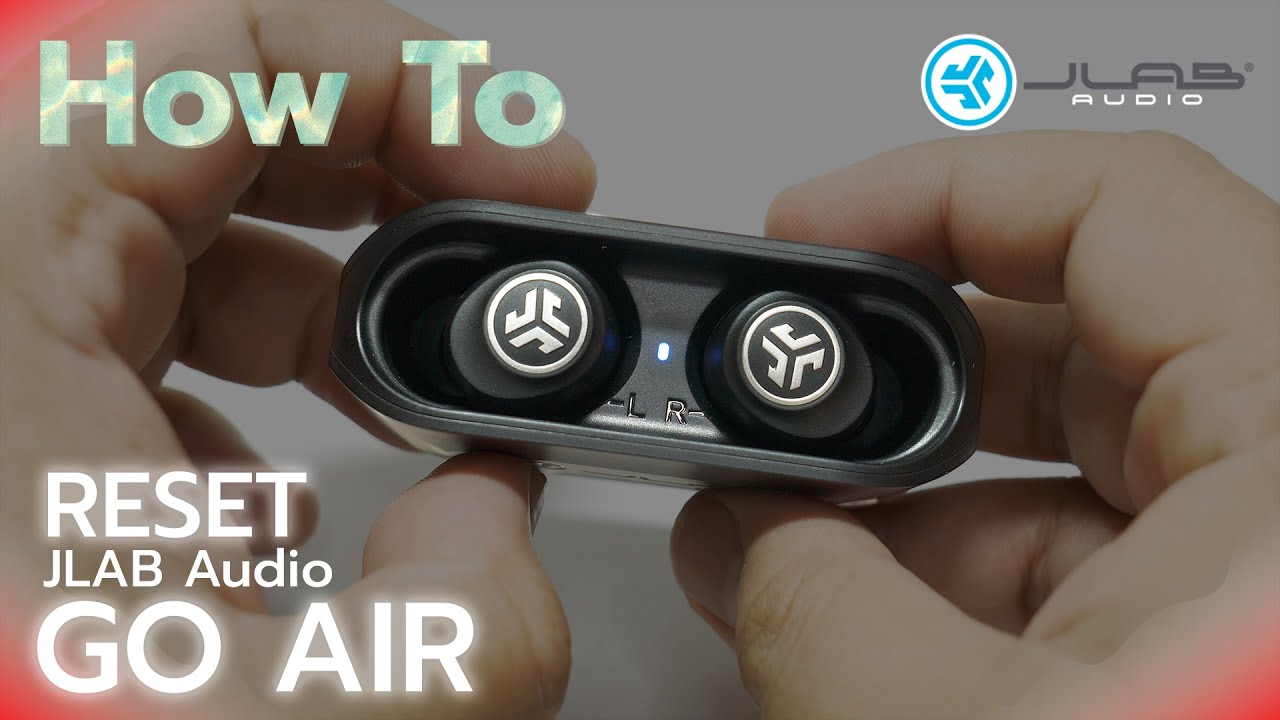 how to sync jlab go air earbuds