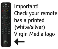 how to sync virgin media remote with tv