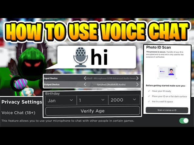 how to turn on voice chat in roblox pc