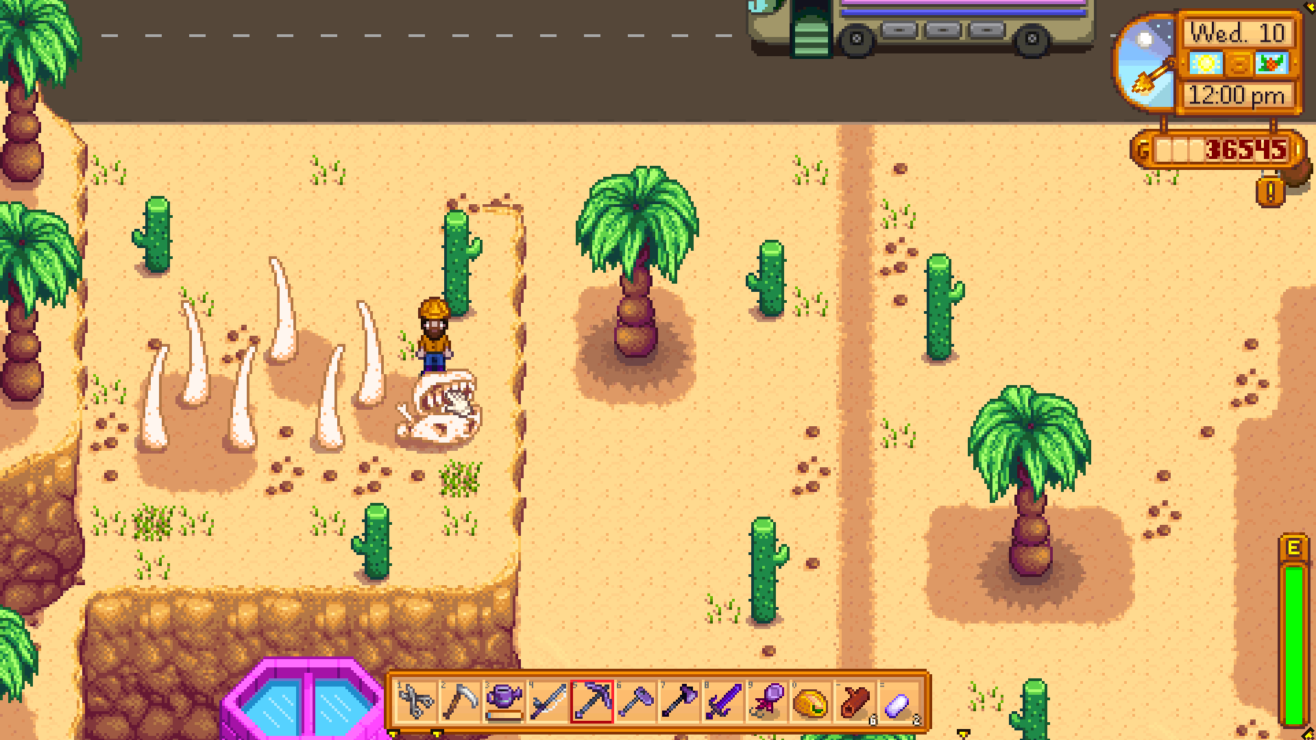 how to unlock the desert stardew