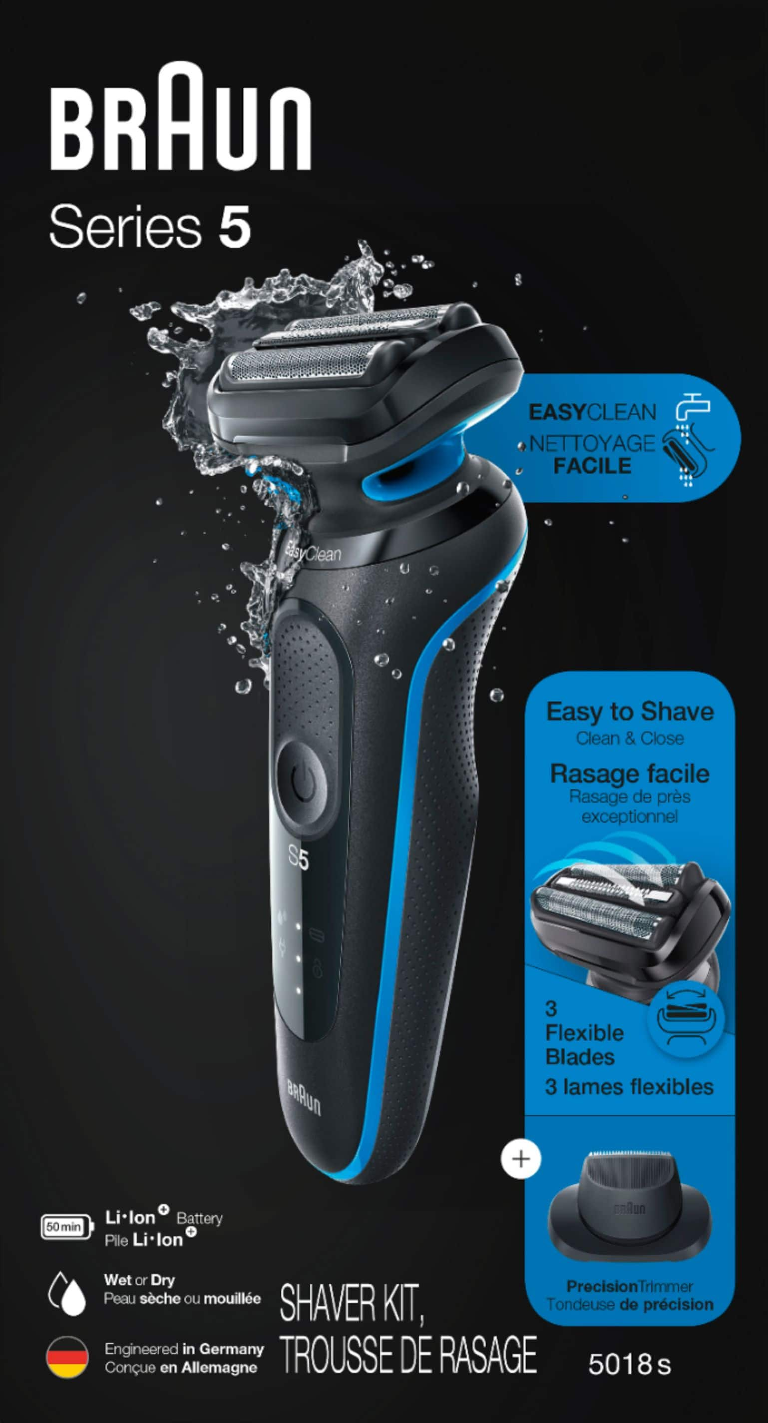 how to use a braun electric razor