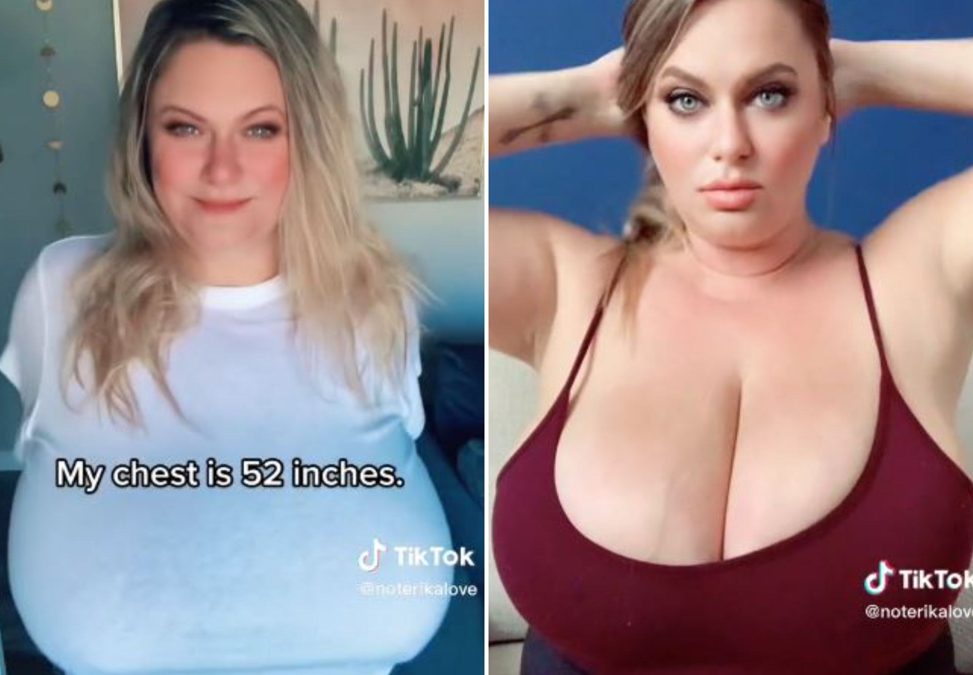 huge boobs tik tok