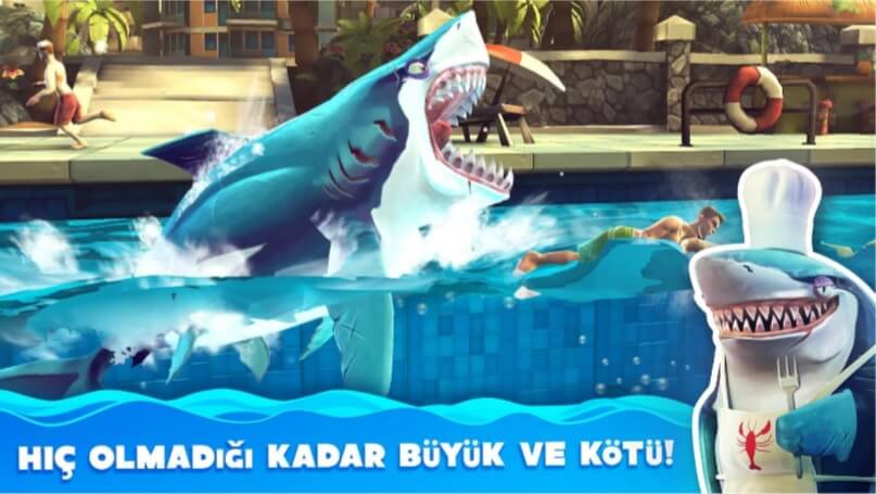 hungry shark apk indir cepte