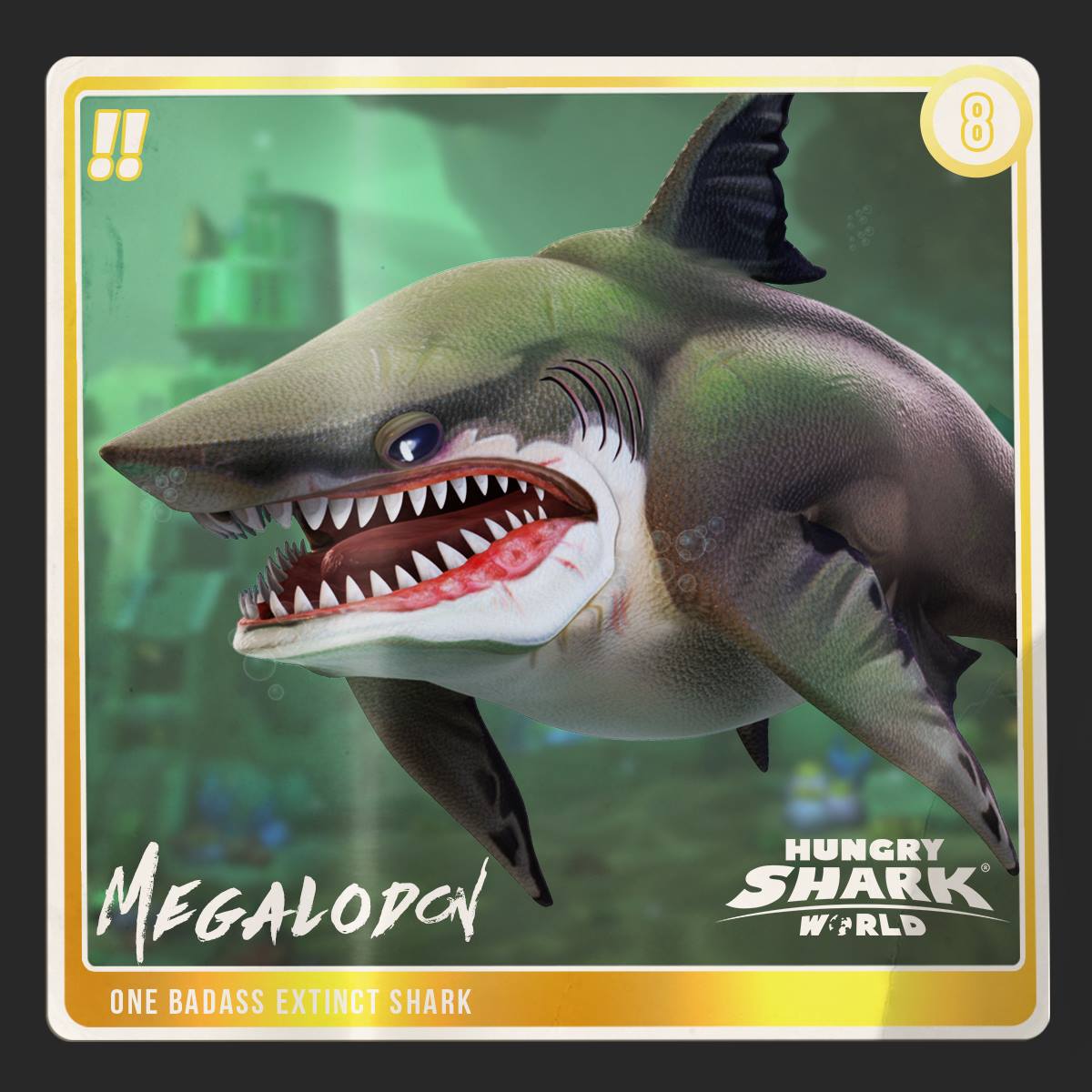 hungry shark megalodon