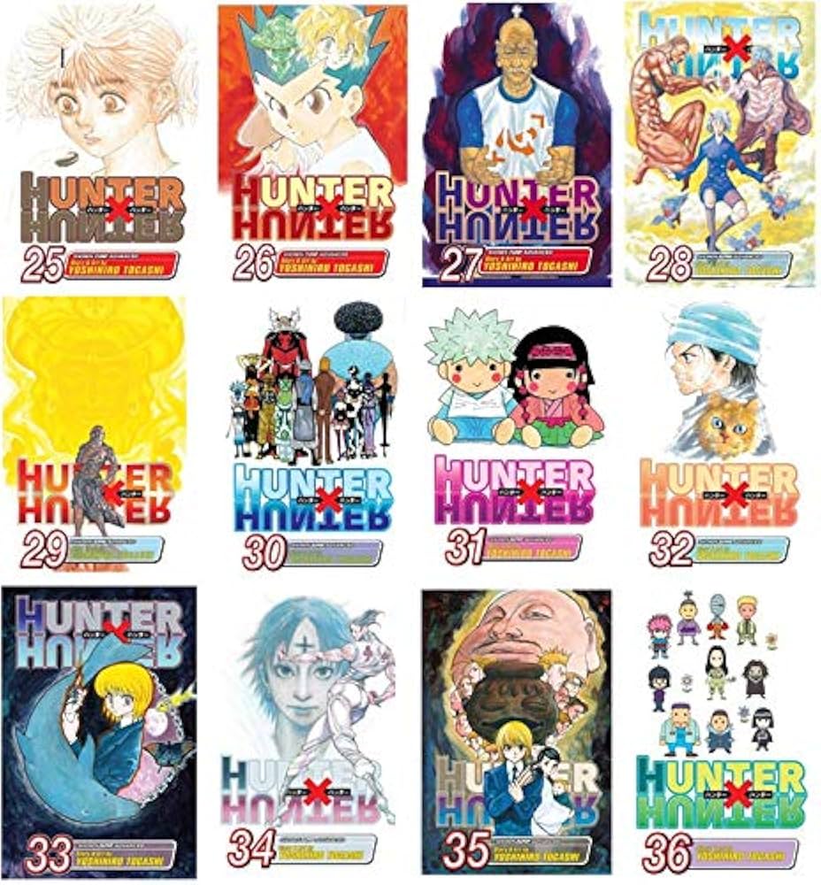 hunter x hunter manga books