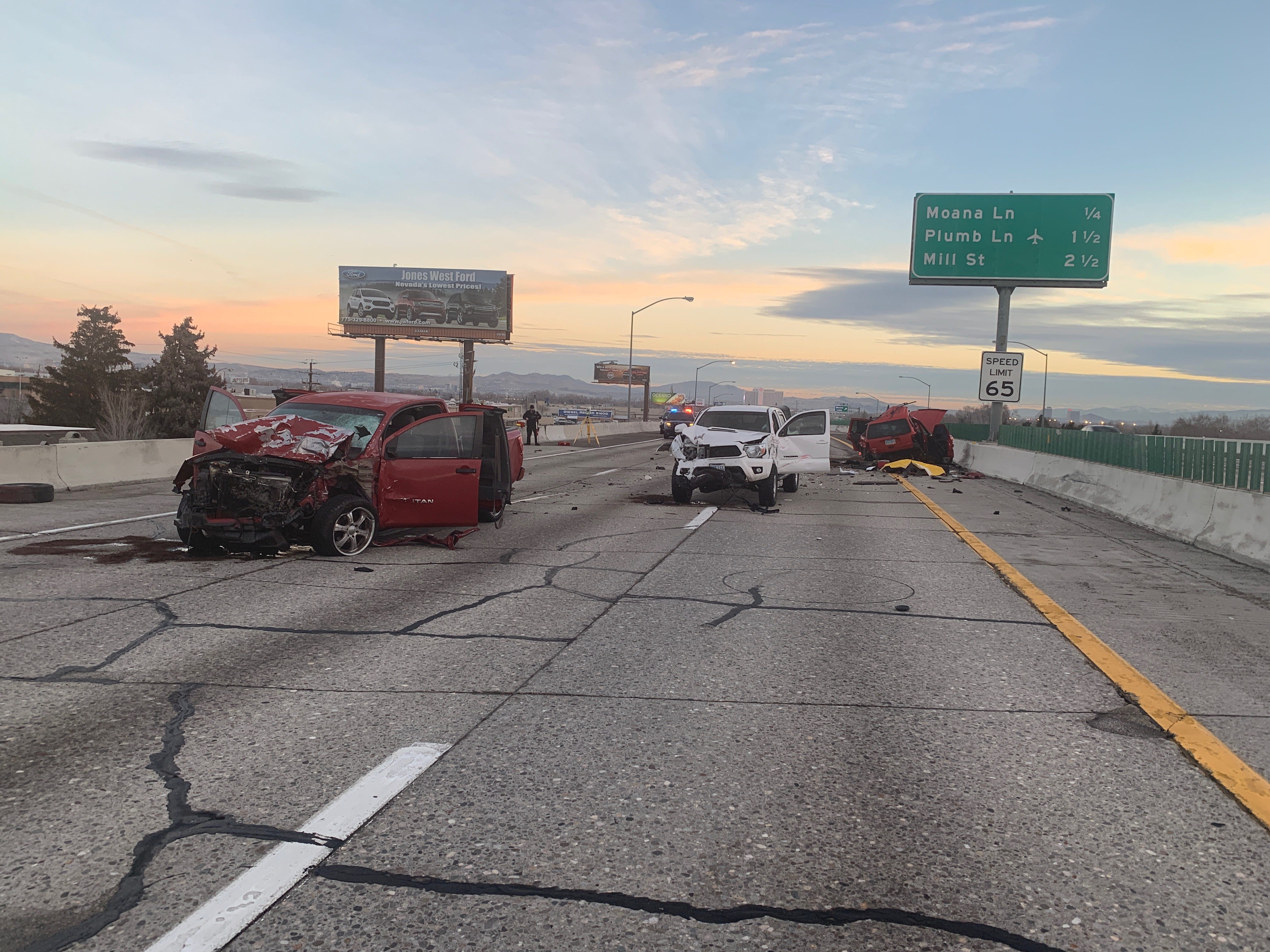 i-580 accident reno today