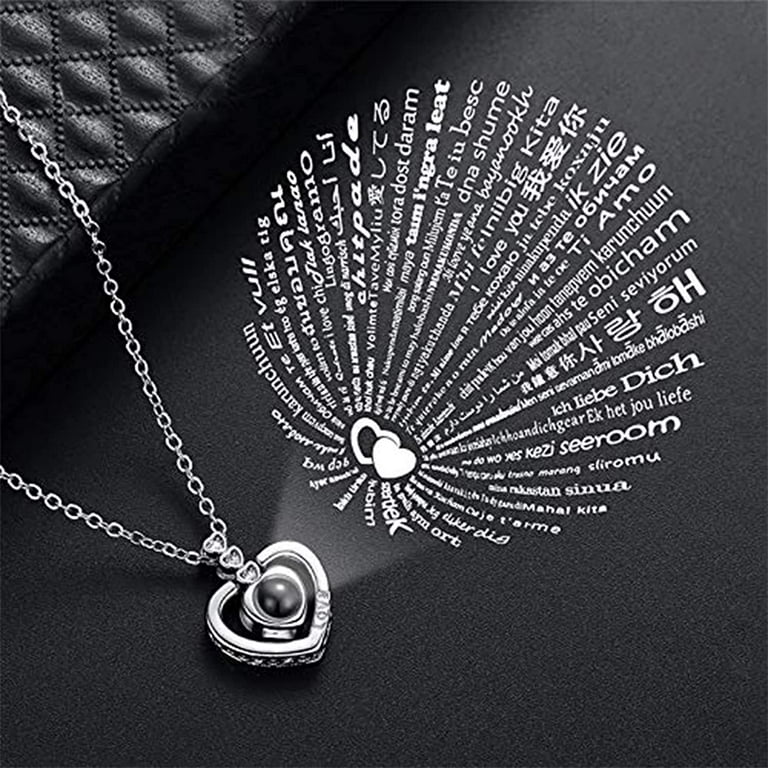 i love you in 100 languages necklace