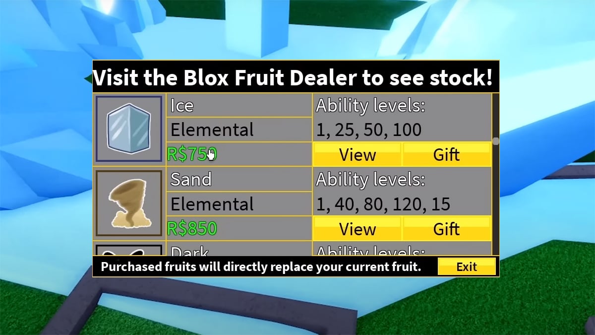 ice fruit blox piece